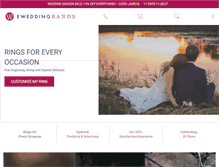 Tablet Screenshot of e-weddingbands.com